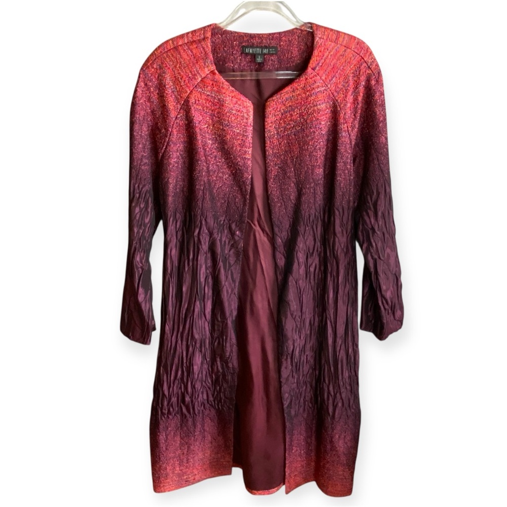 Lafayette 148 Tweed Duster Jacket